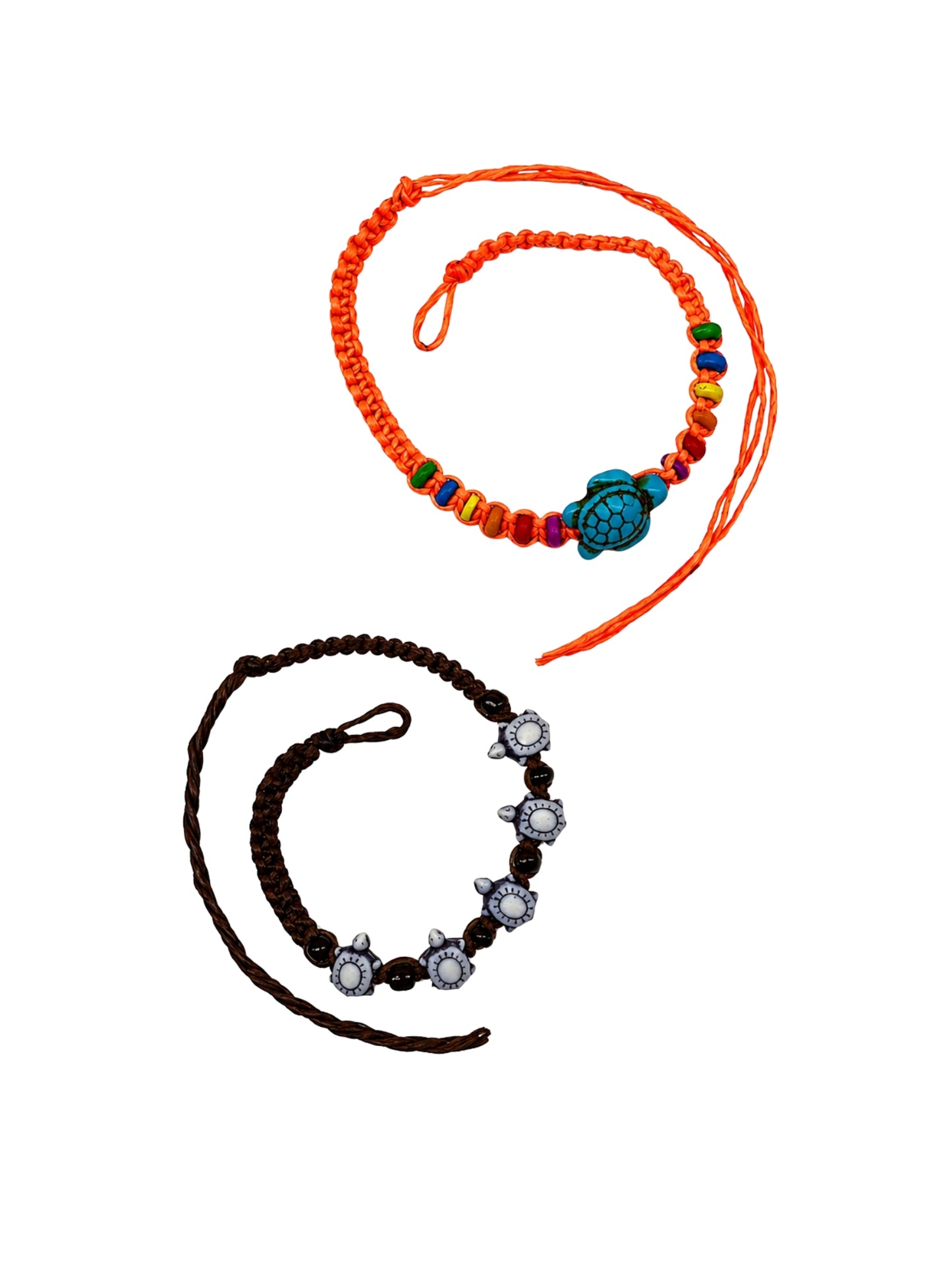 (Set of 2) Turtle Charm Bracelet Rakhi For Bhai Bhaiya Bro