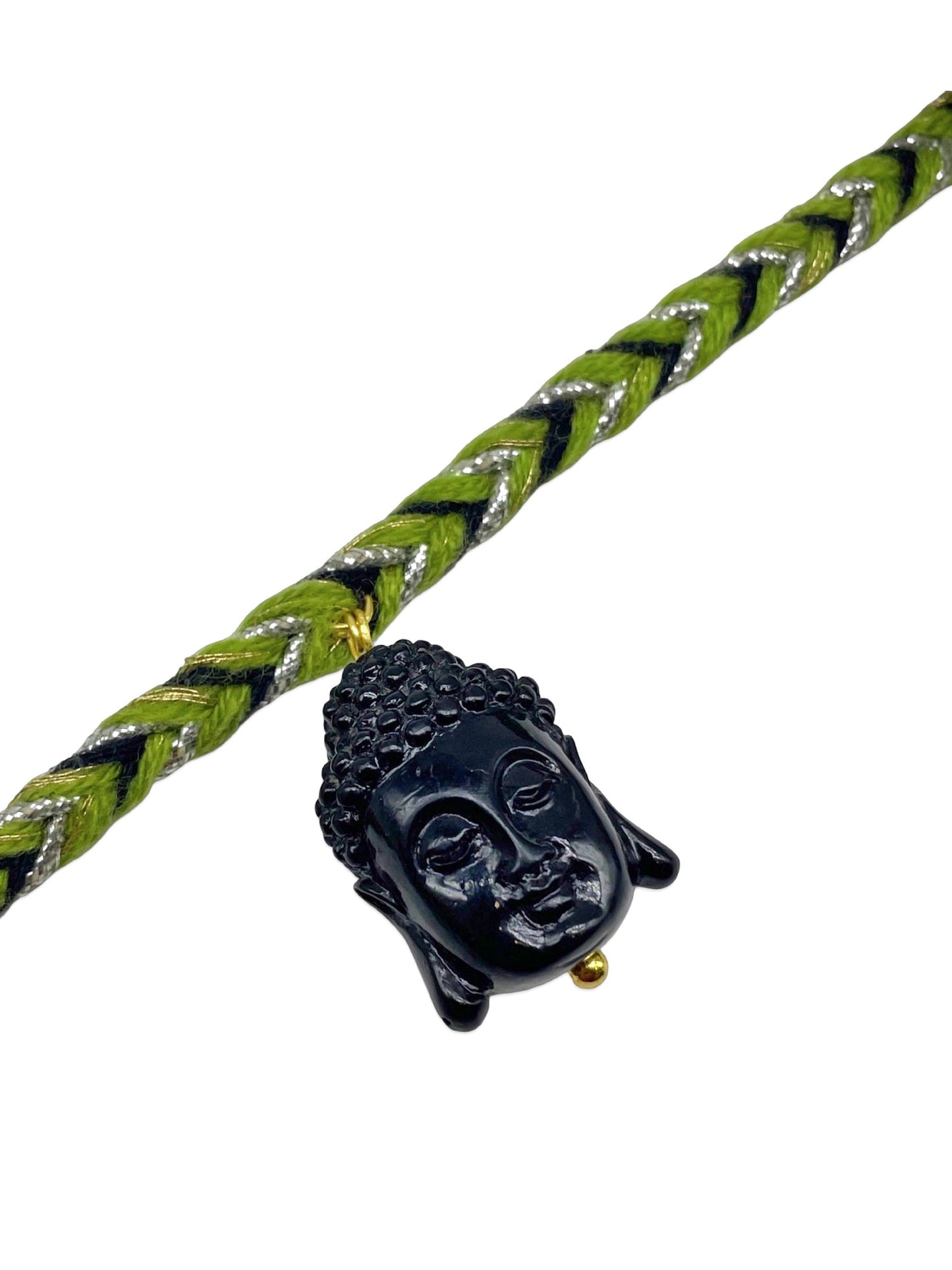 Black Buddha Charm Rakhi Lumba