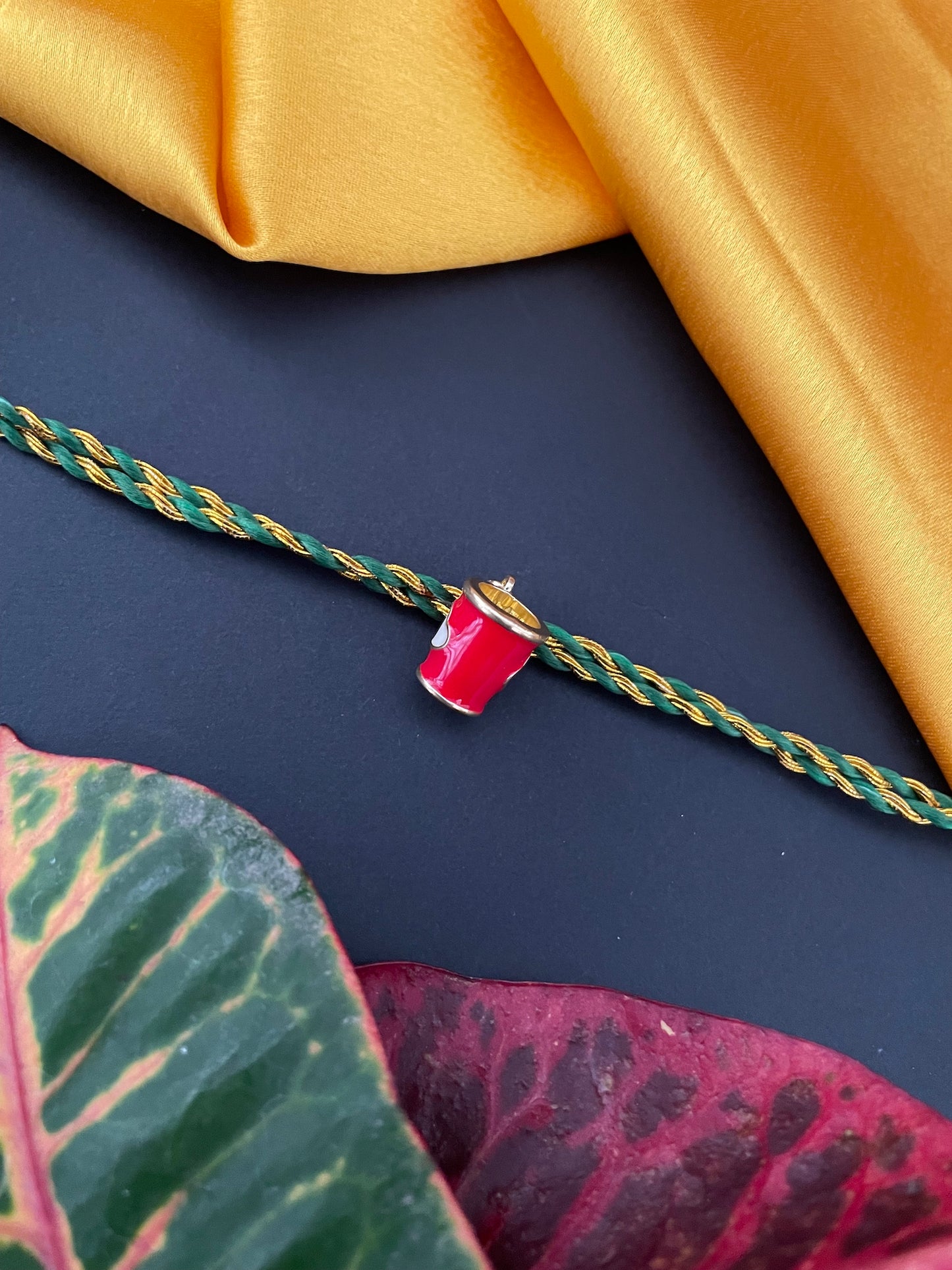 Mini Coffee Mug Charm Rakhi Lumba
