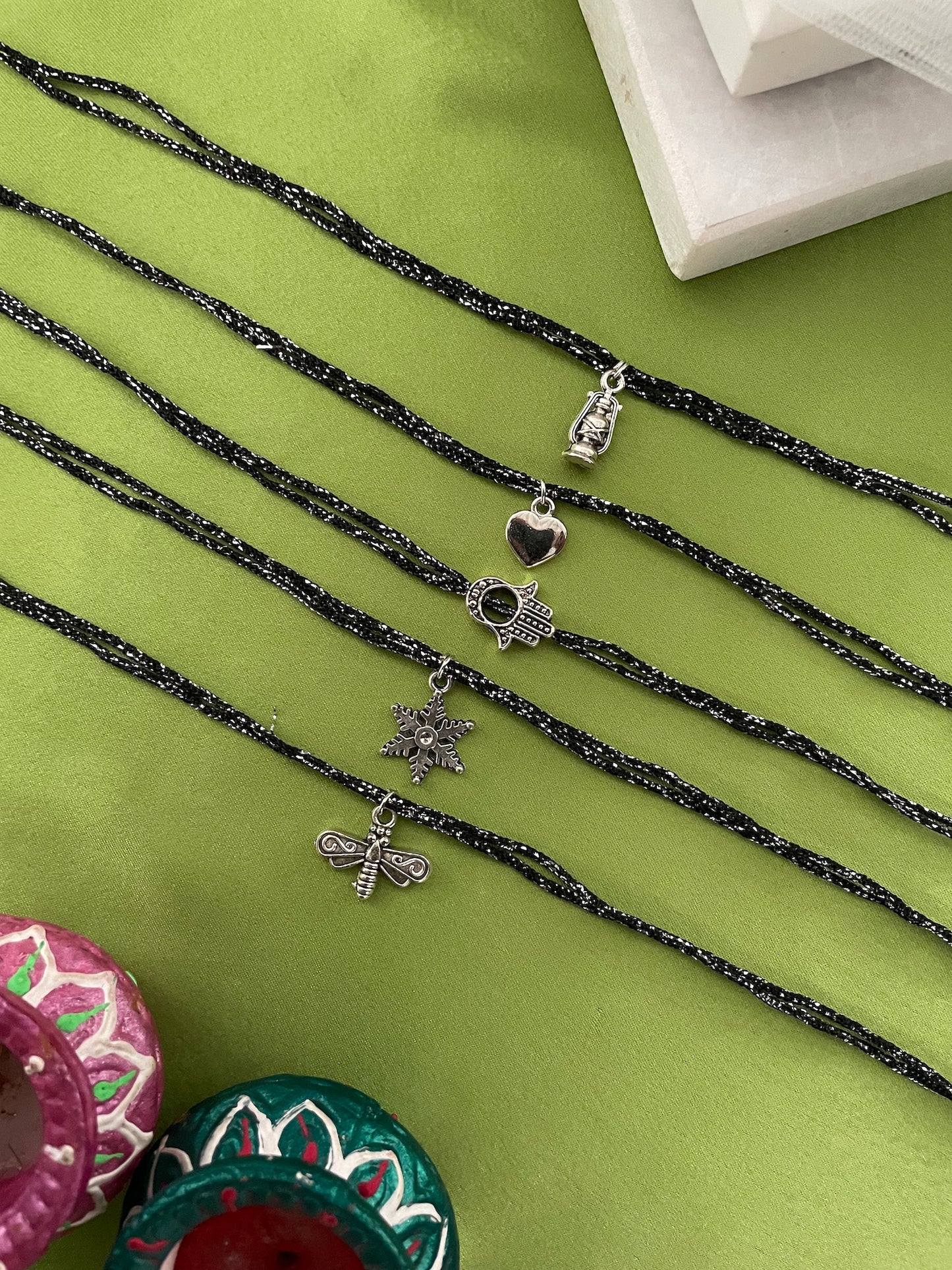 (Set of 5) Charm Rakhi Lumba
