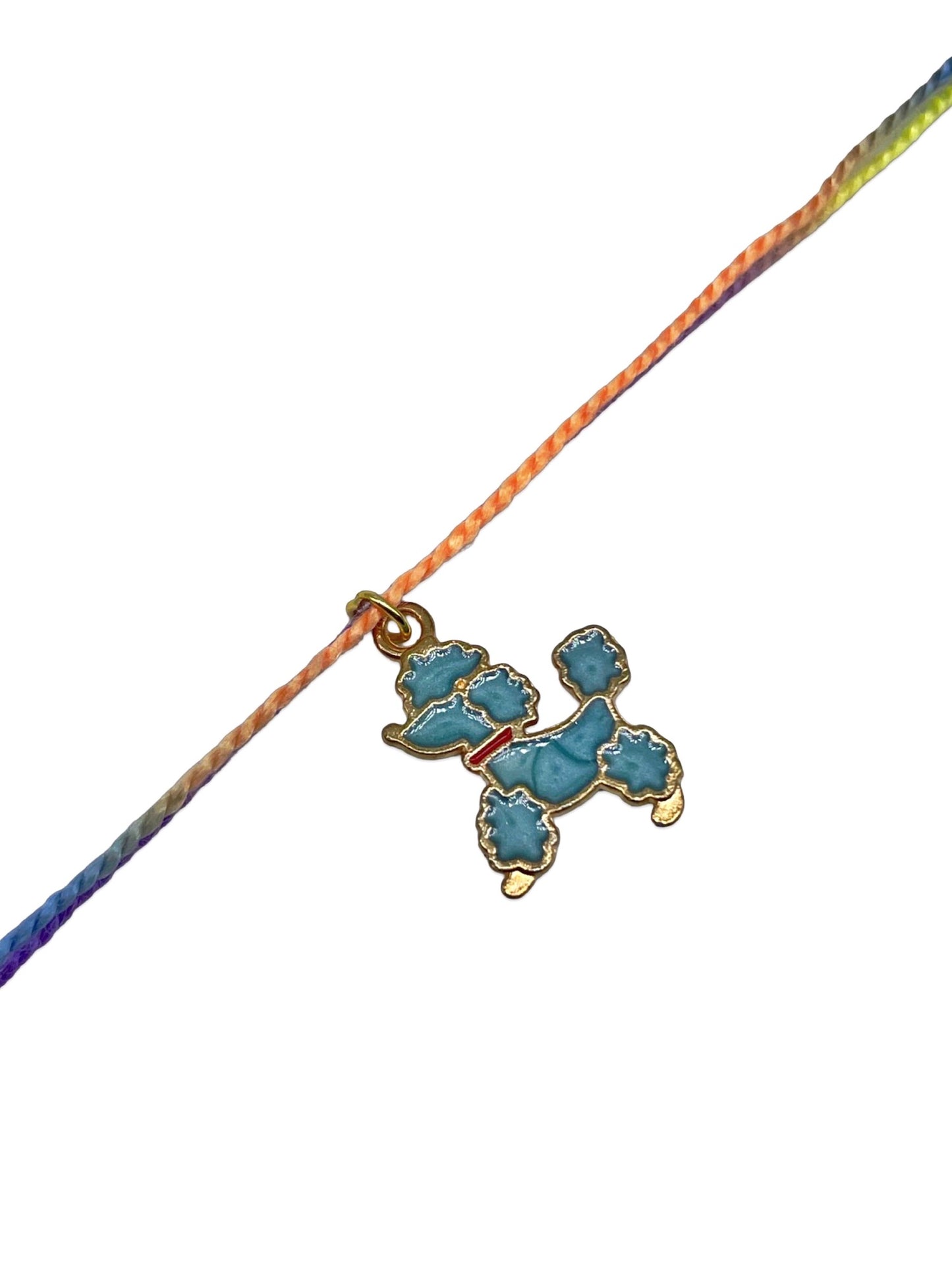 Blue Enamel Pet Dog Charm Rakhi Lumba