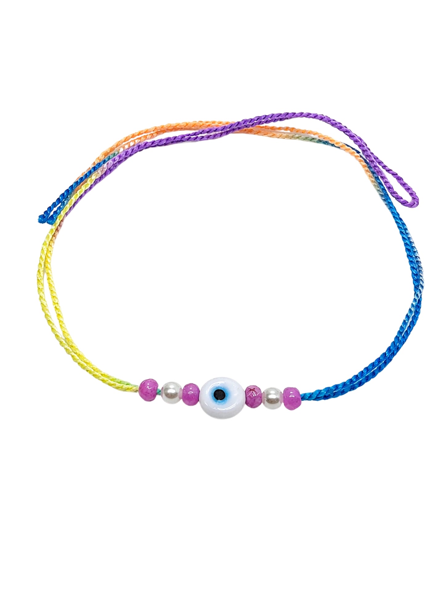 (Set of 2) Evil Eye Smiley Rakhi Bracelet For Bhai Bhaiya Bro