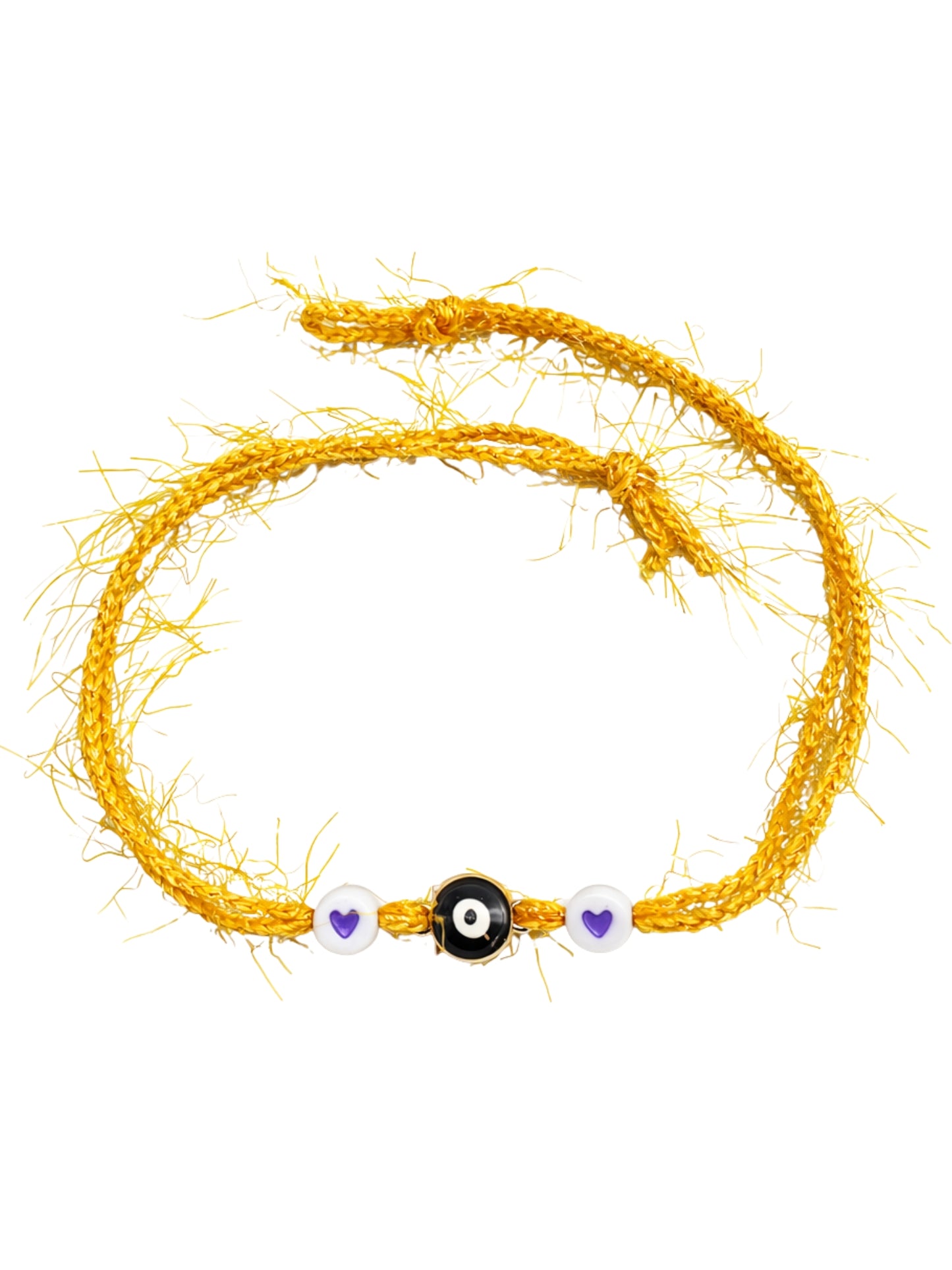 (Set of 2) Butterfly Evil Eye Kids Cartoon Rakhi Bracelet Bro Gift