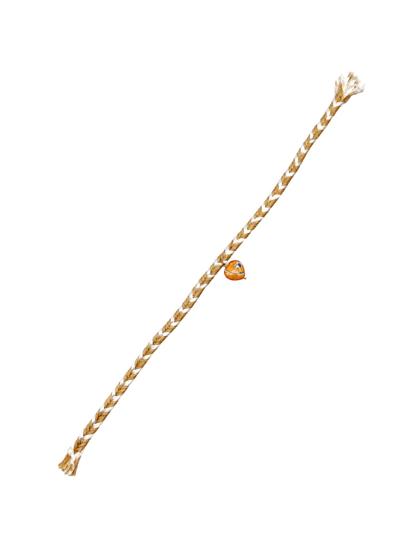 Healing Stone Heart Bracelet Rakhi For Bhai Bhaiya Bro Gift