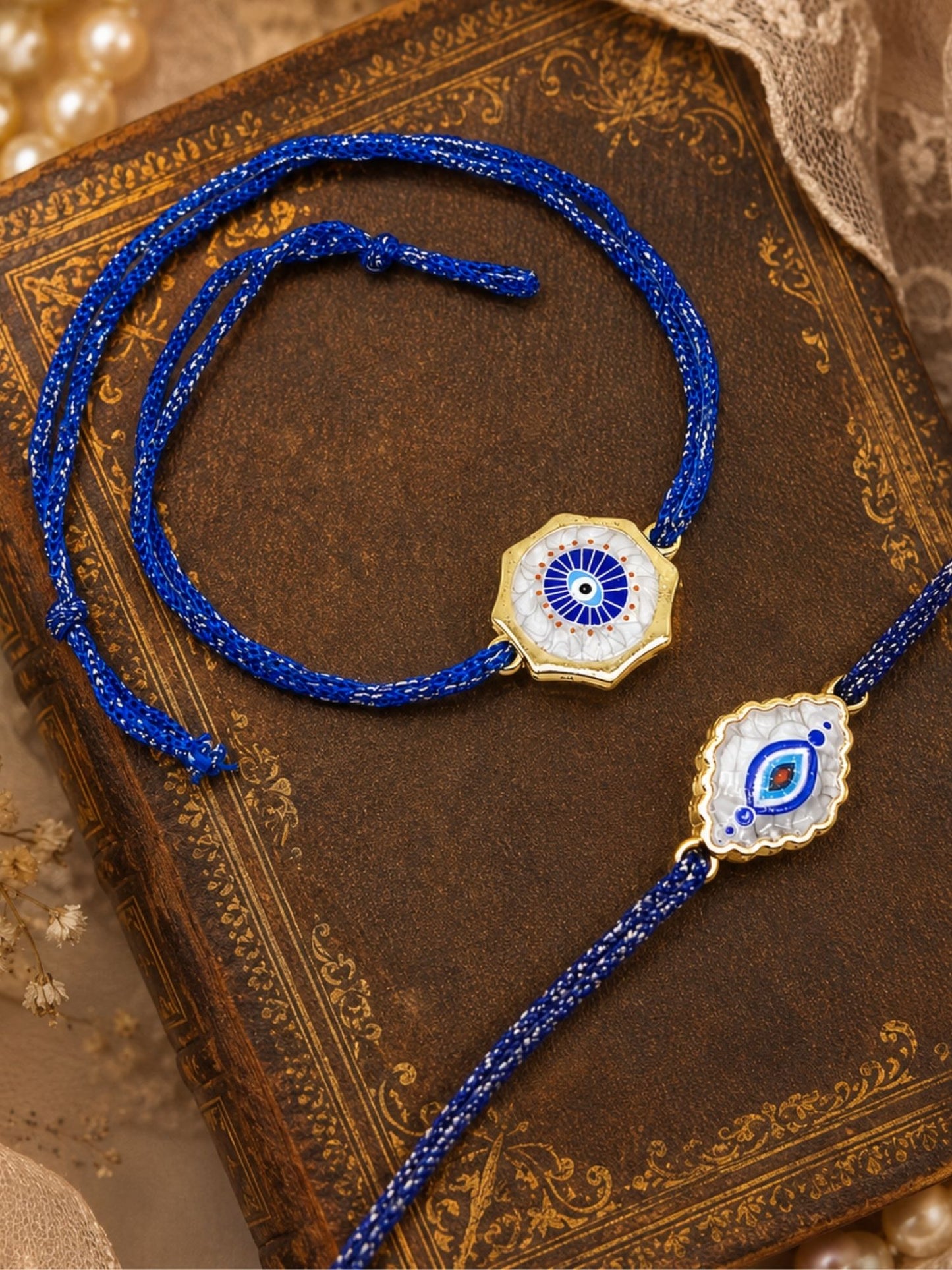 (Set of 2) Evil Eye Rakhi Combo for Brother