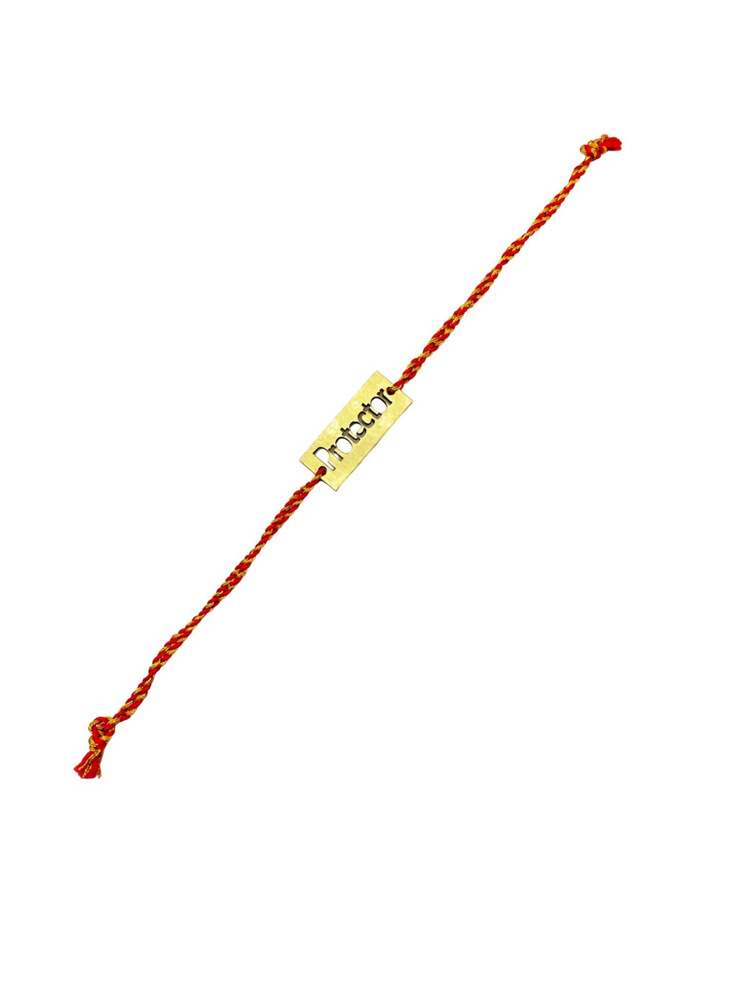 Protector Wooden Thread Rakhi for Bhaiya | Raksha Bandhan