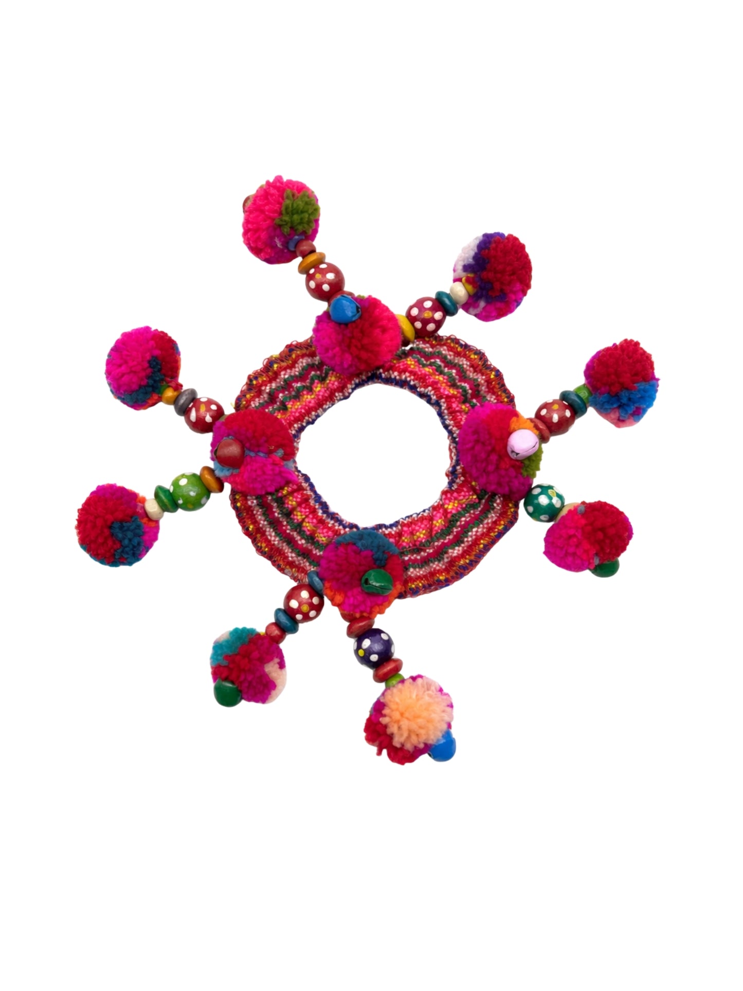 Pompom Designer Latkan Lumba Rakhi Online for Bhabhi