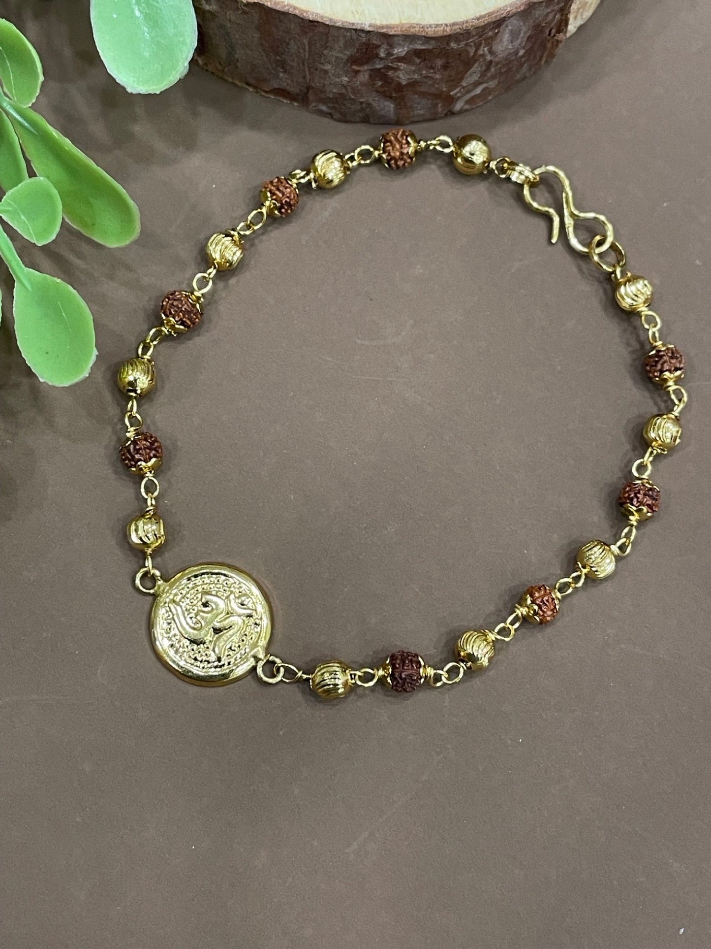 OM Rudraksha Bracelet Rakhi Lumba