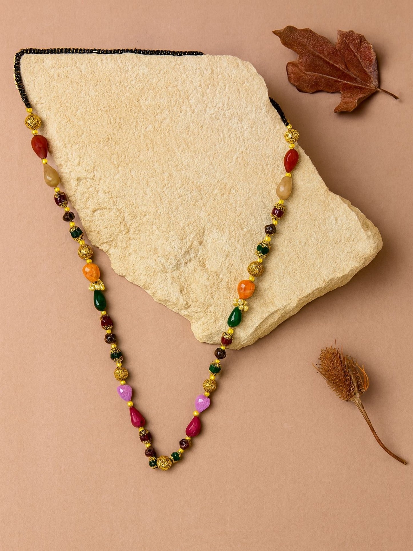 Multicolor Stone With Pearl Long Mangalsutra Designs