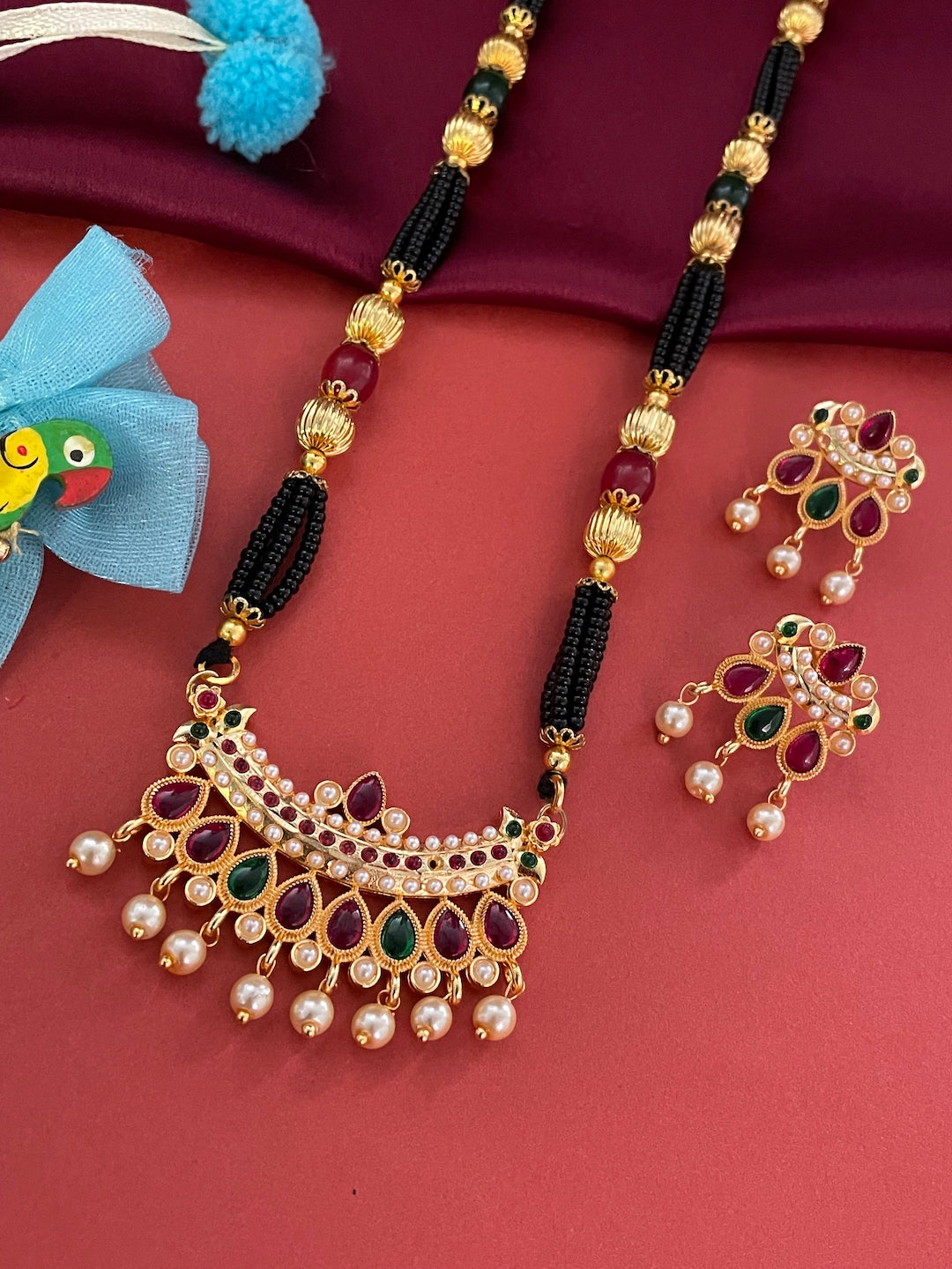 Traditional Long Mangalsutra Set