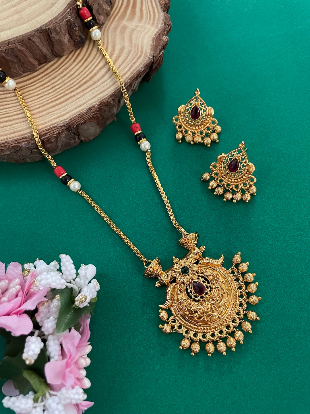 Traditional Long Mangalsutra Set