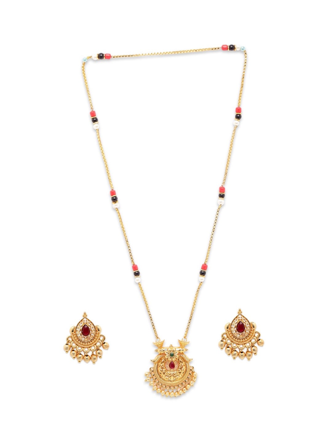 Mangalsutra with Earrings for Wedding