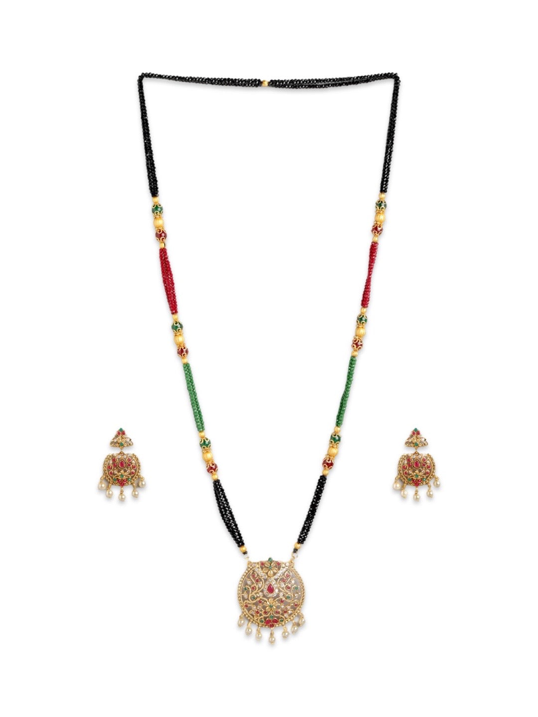 Mangalsutra with Earrings for Wedding