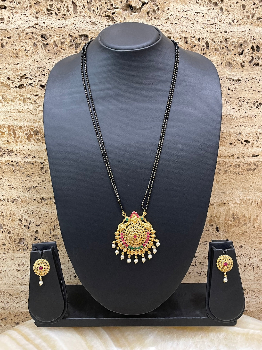 Designer Mangalsutra with Earrings