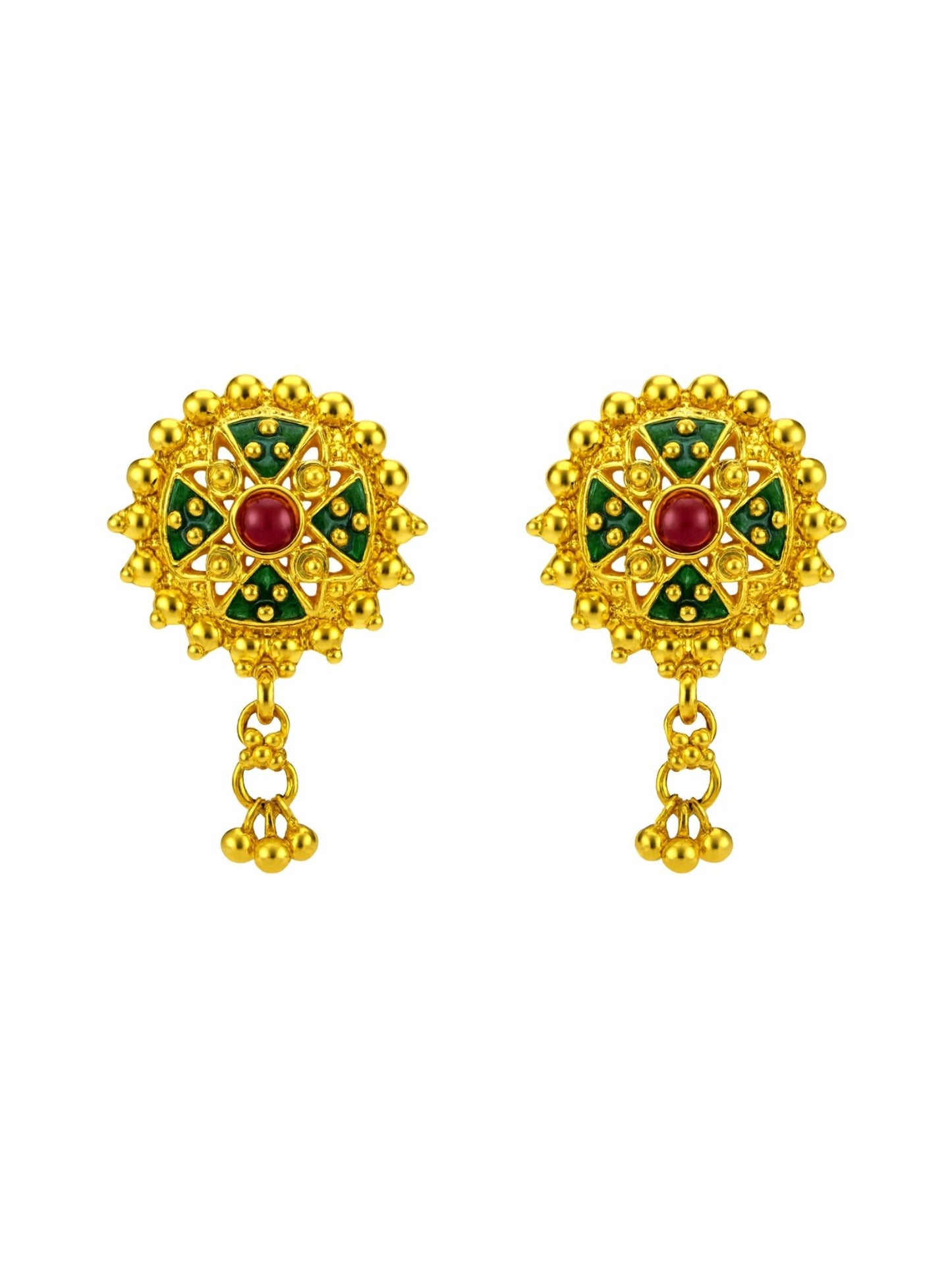 Multicolor-Round Pendant Mangalsutra Designs Set