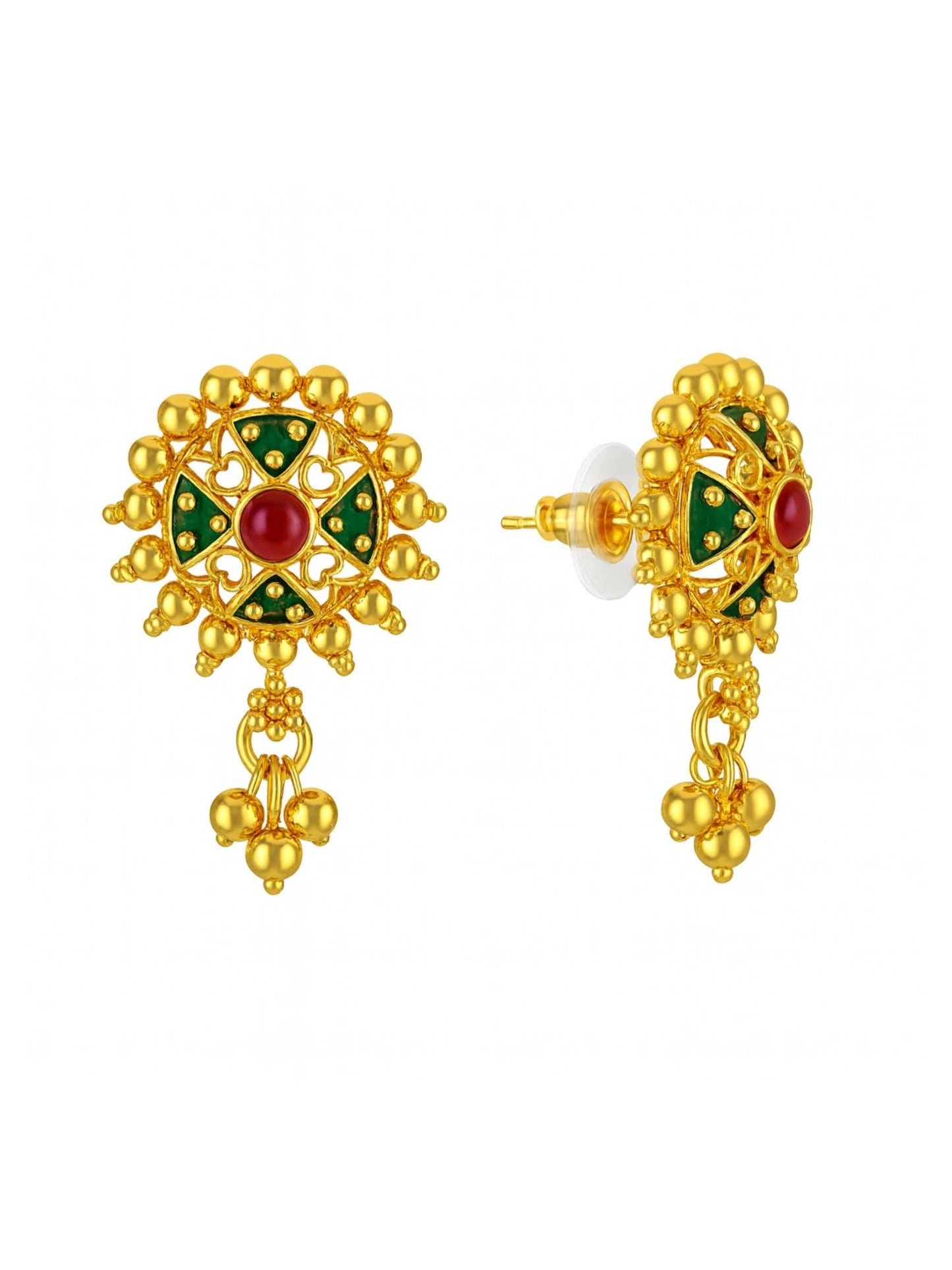 Multicolor-Round Pendant Mangalsutra Designs Set
