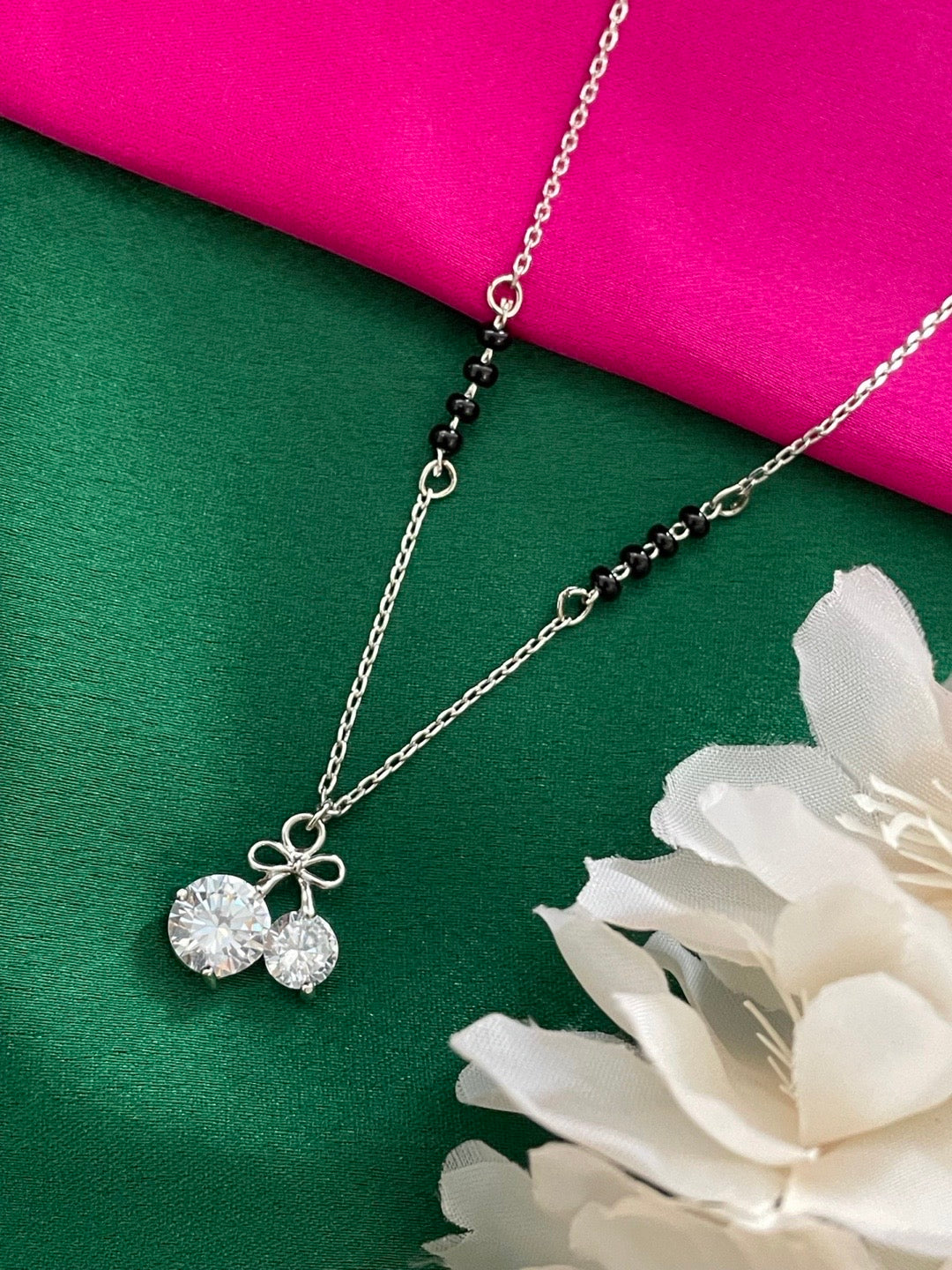Silver-Plated Mangalsutra