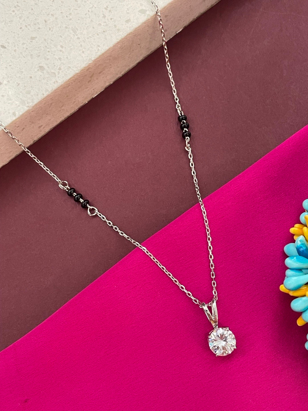Silver-Plated Mangalsutra