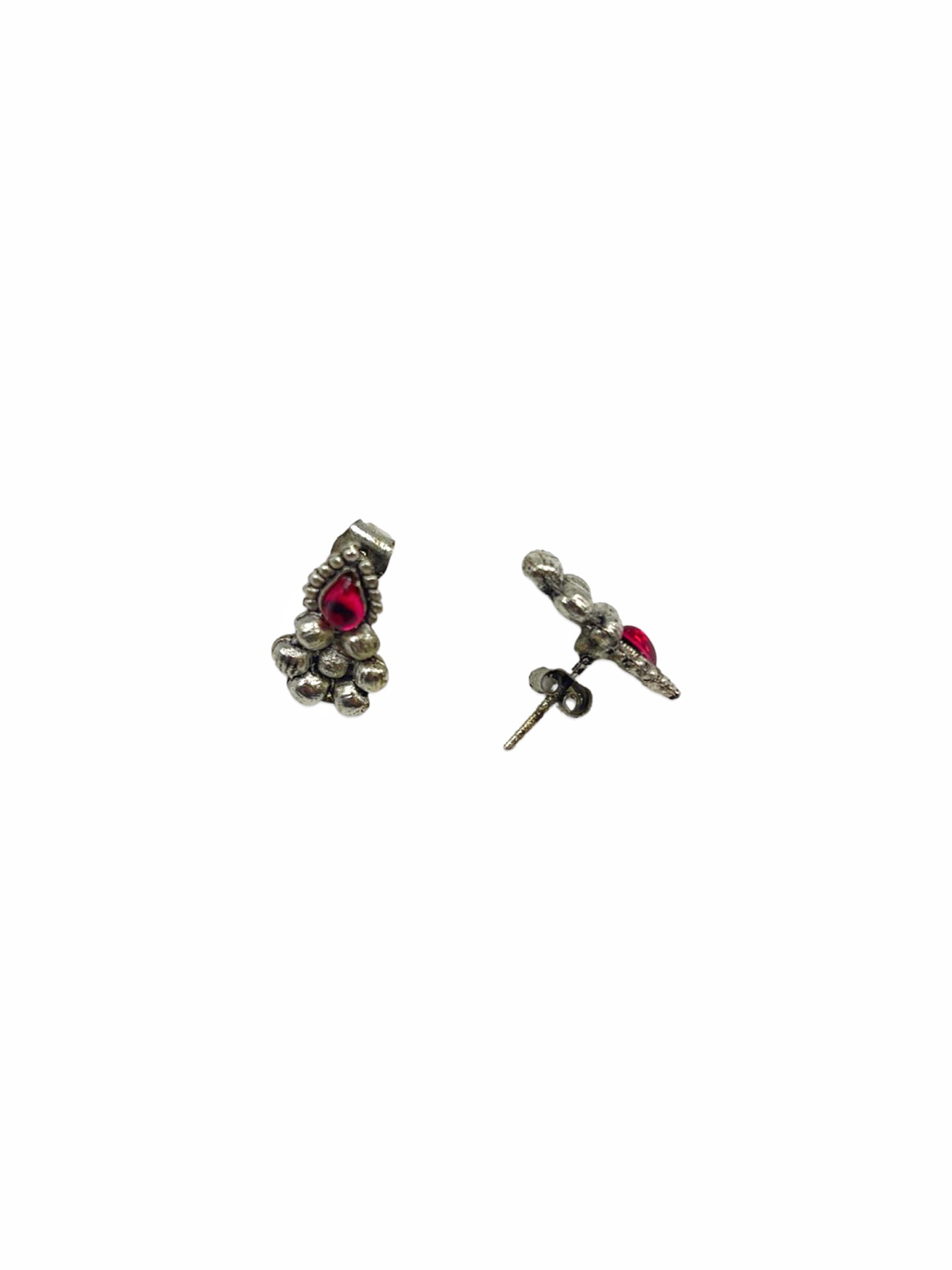 Silver Plated Long Mangalsutra & Earrings Set