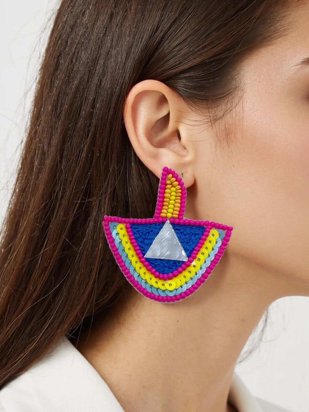Big Beaded earrings