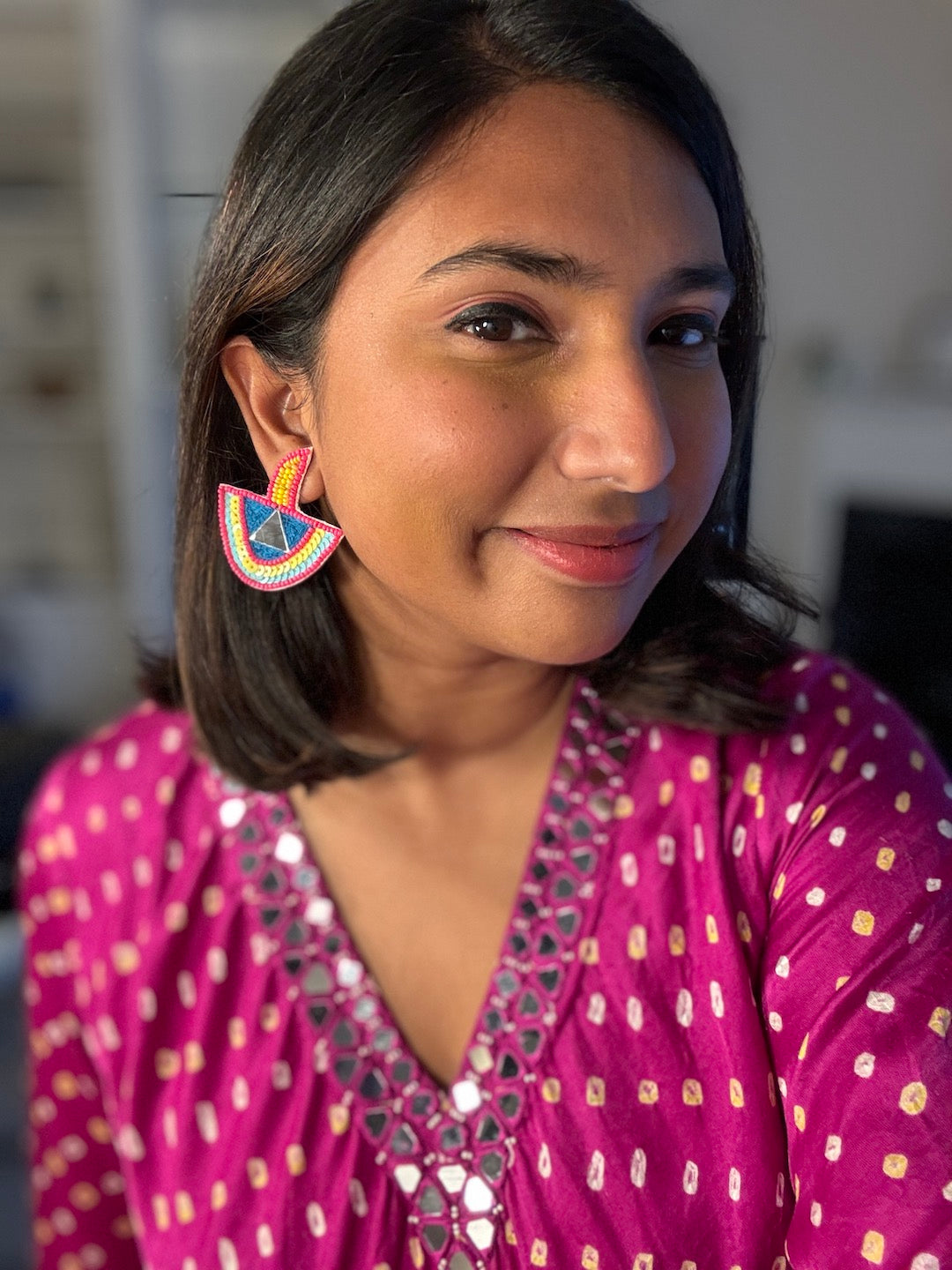 chunky Beaded earrings