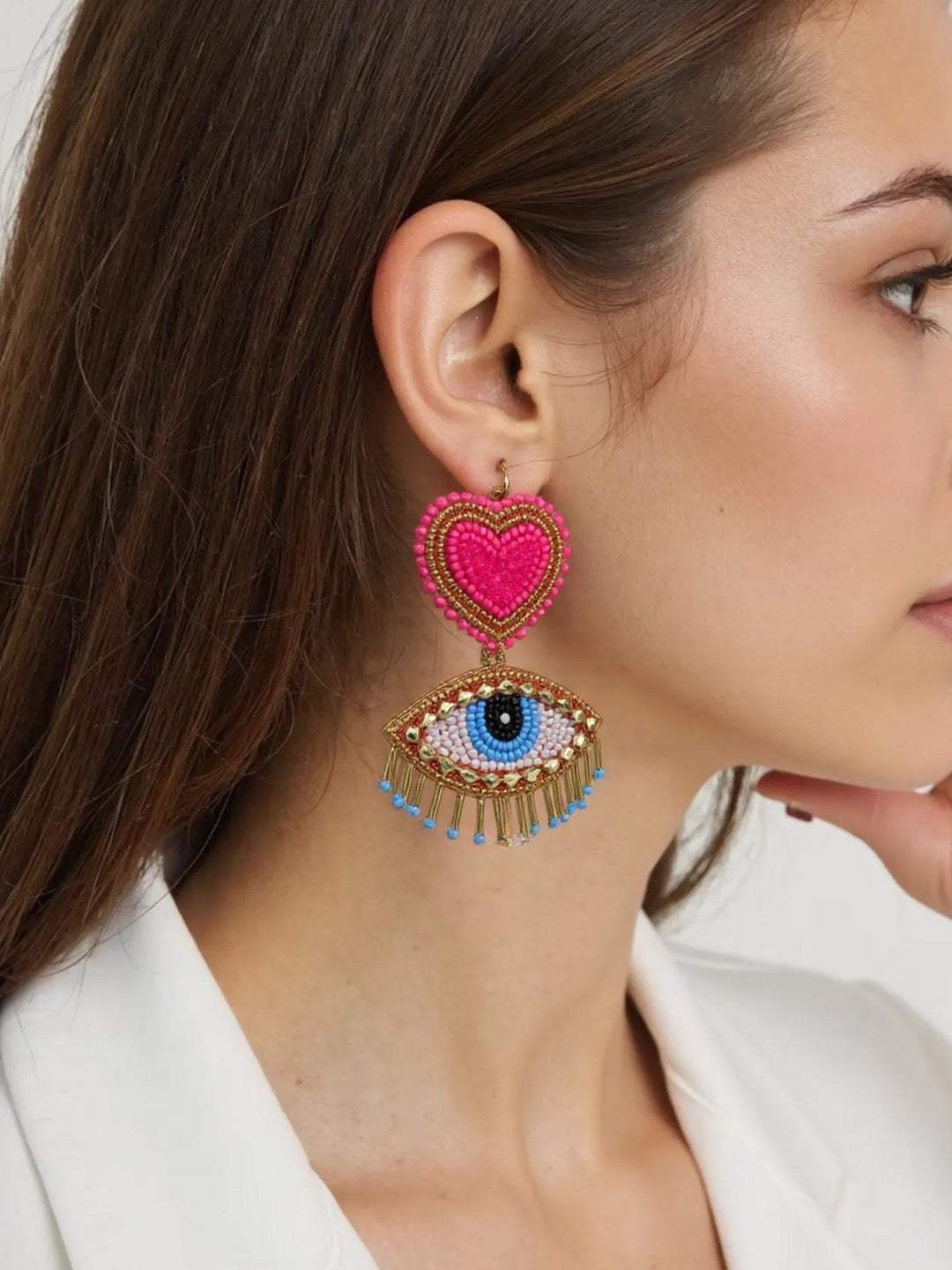 Handmade beaded earrings