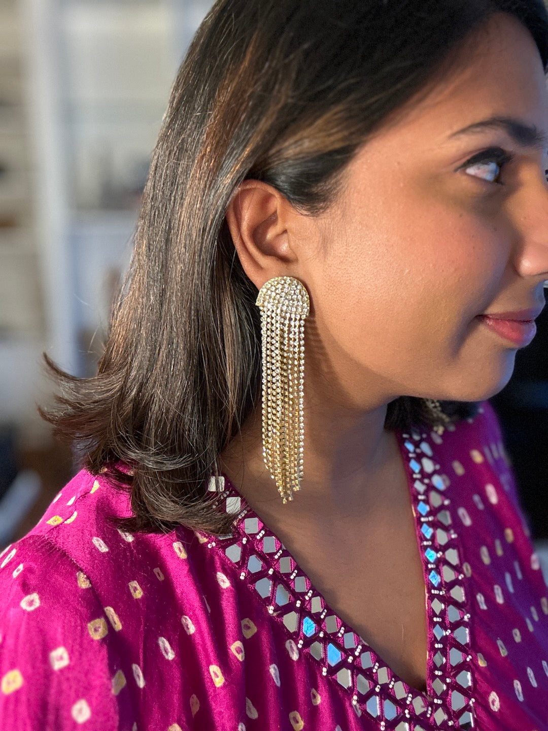 Big Beaded earrings