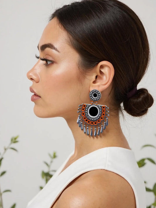 Big Beaded earrings