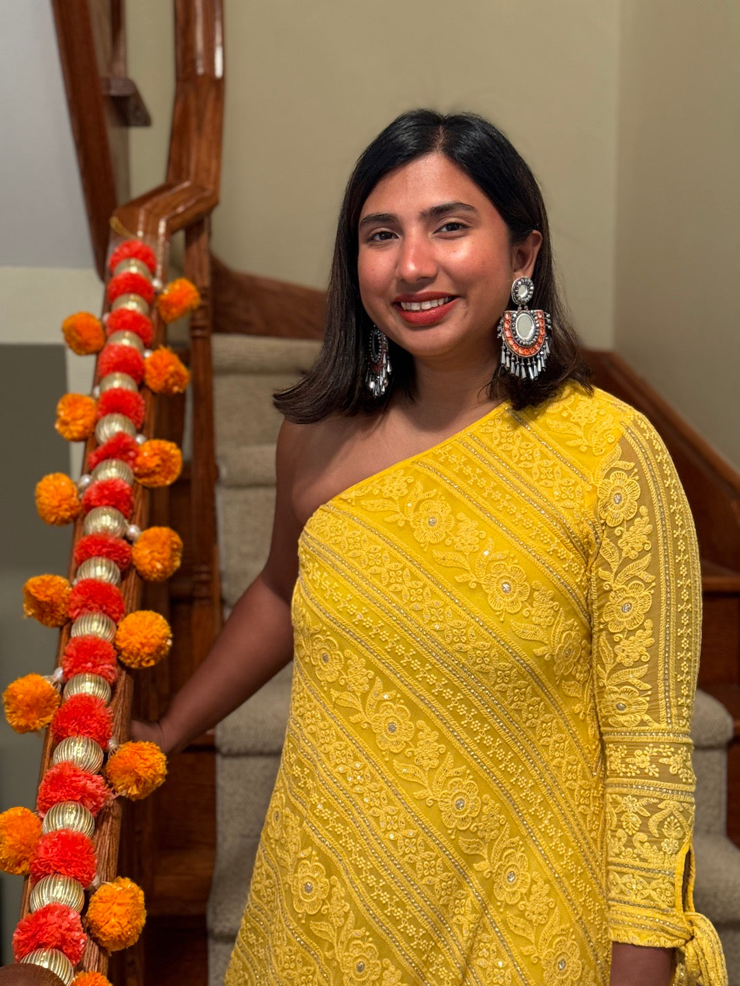 Handmade beaded earrings
