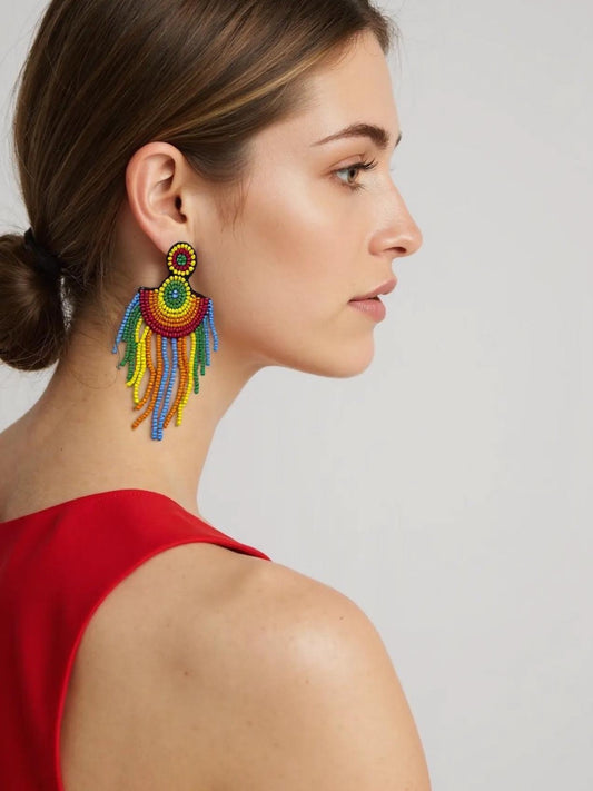 Big Beaded earrings