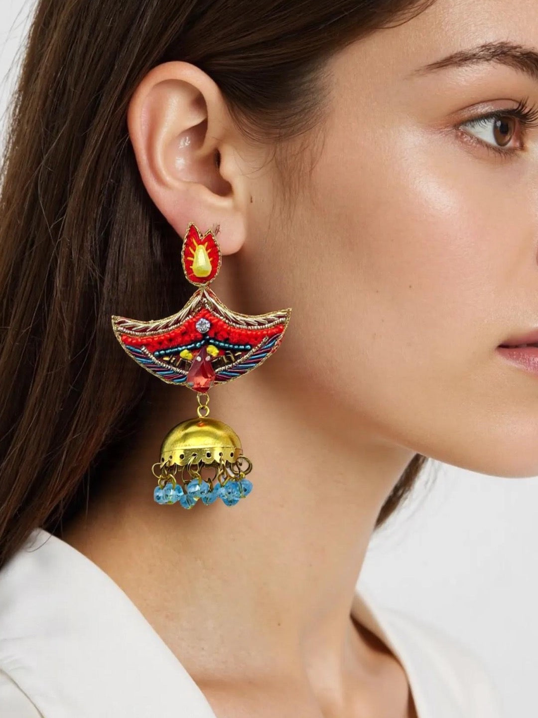 Big Beaded earrings