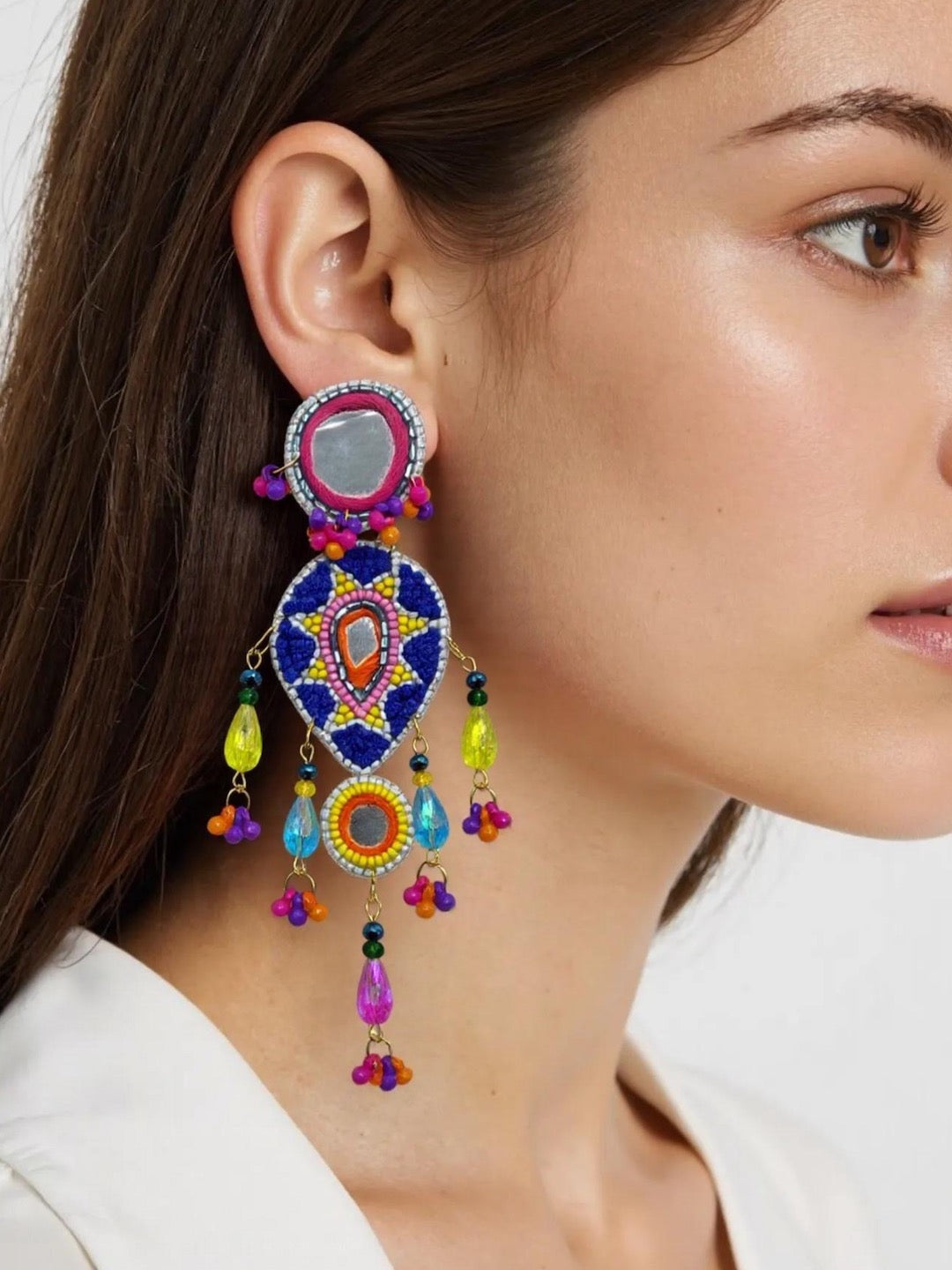 Big Beaded earrings
