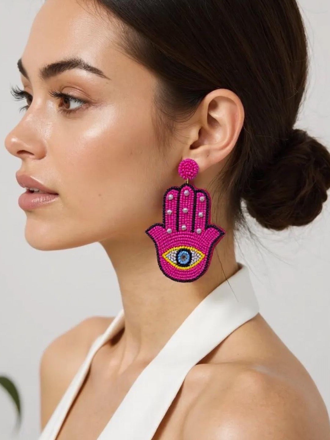 Big Beaded earrings