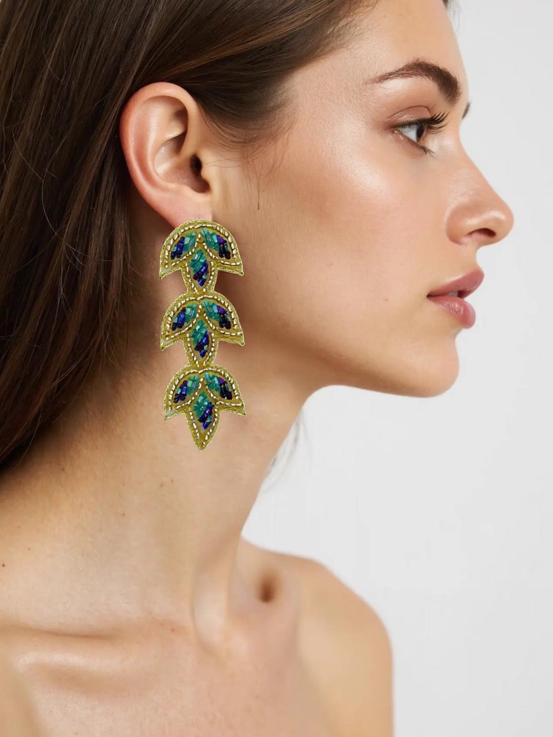 Big Beaded earrings