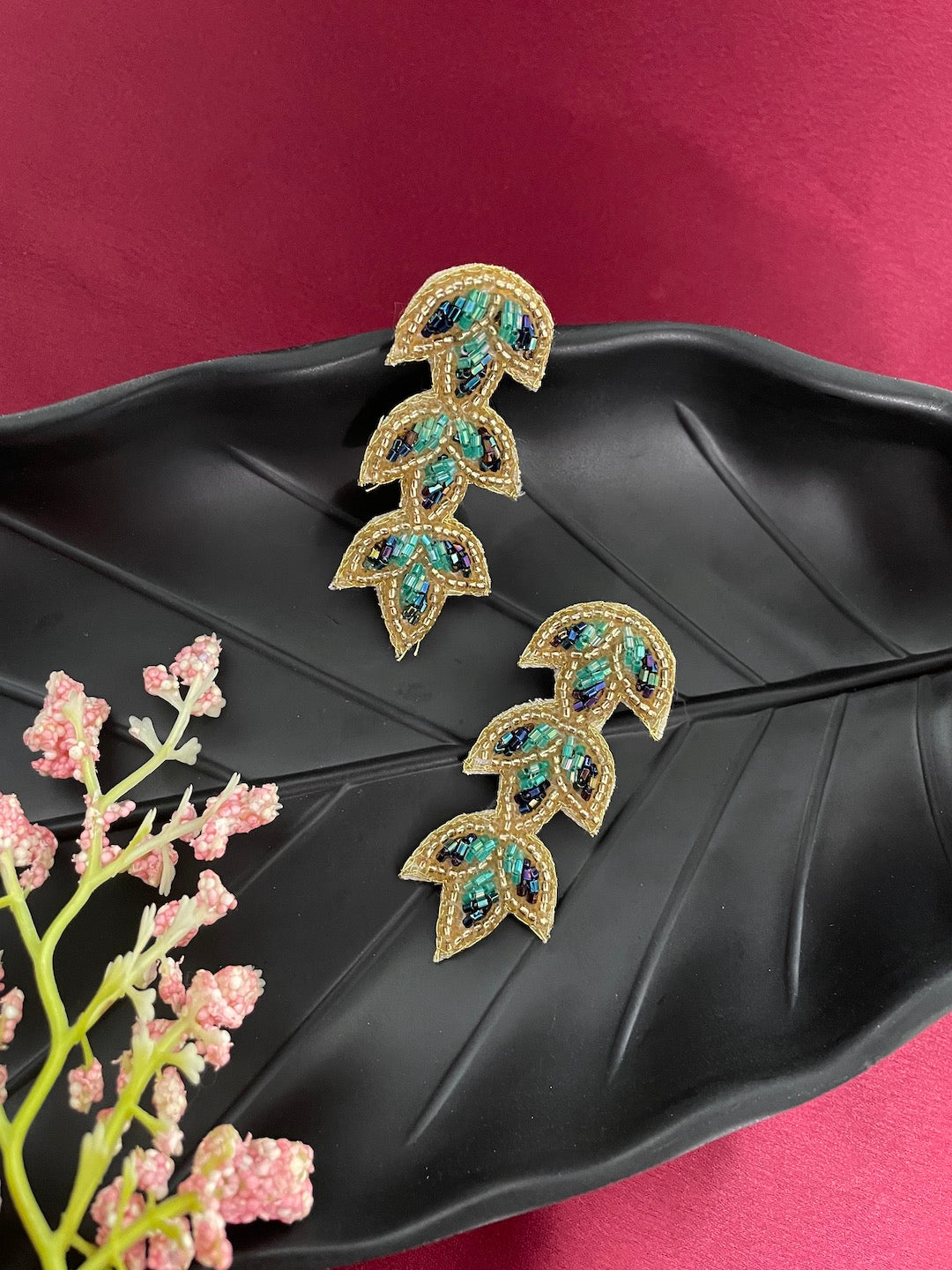 Handmade beaded earrings