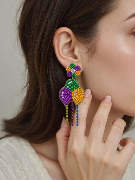 Big Beaded earrings