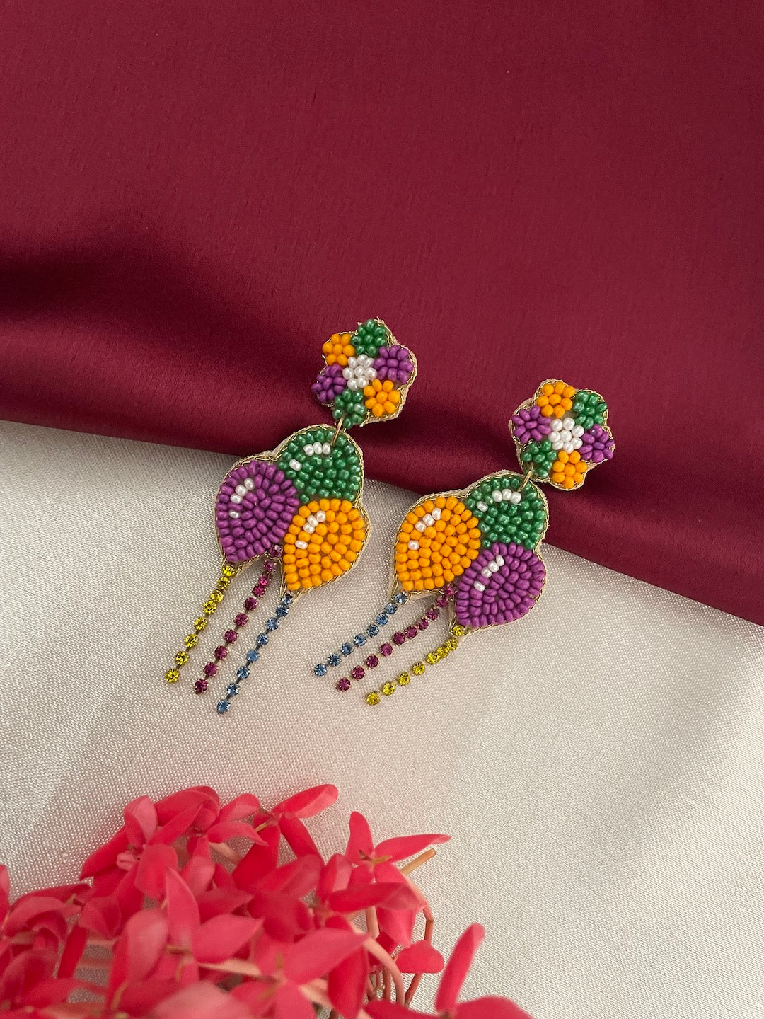 Handmade beaded earrings