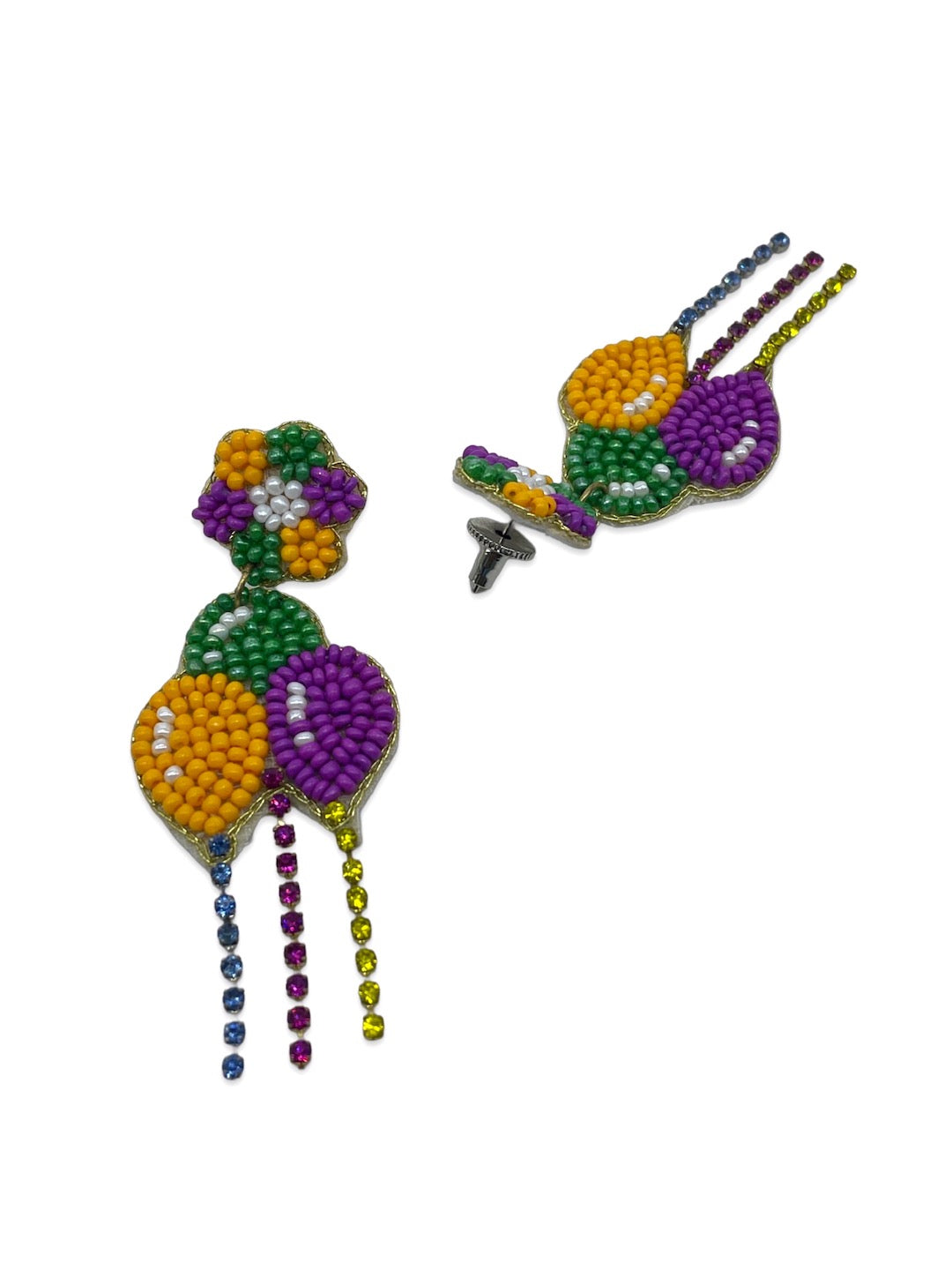 Party Wear Festive beaded earrings