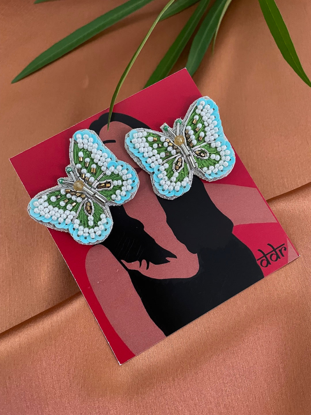 Party Wear Festive beaded earrings