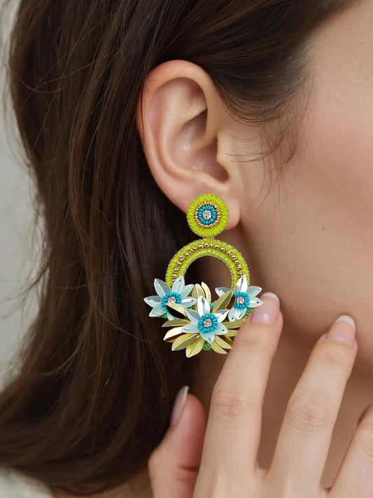 Big Beaded earrings