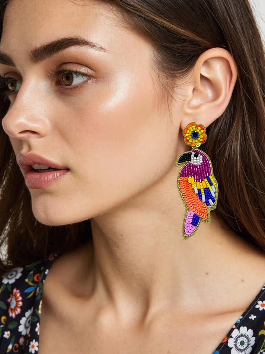 Big Beaded earrings