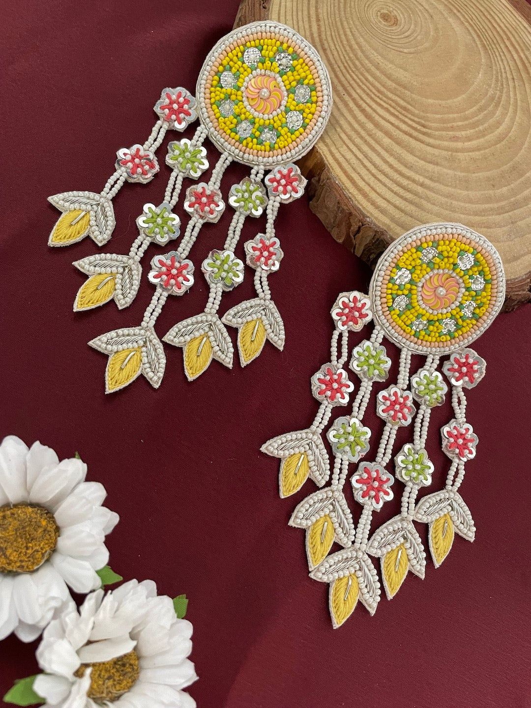Big Beaded earrings