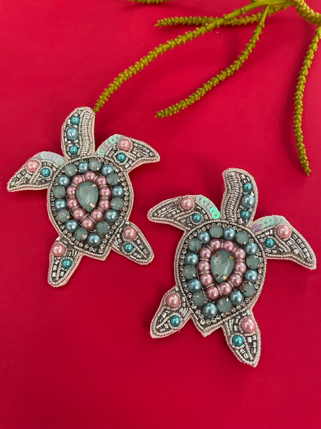 Handmade beaded earrings