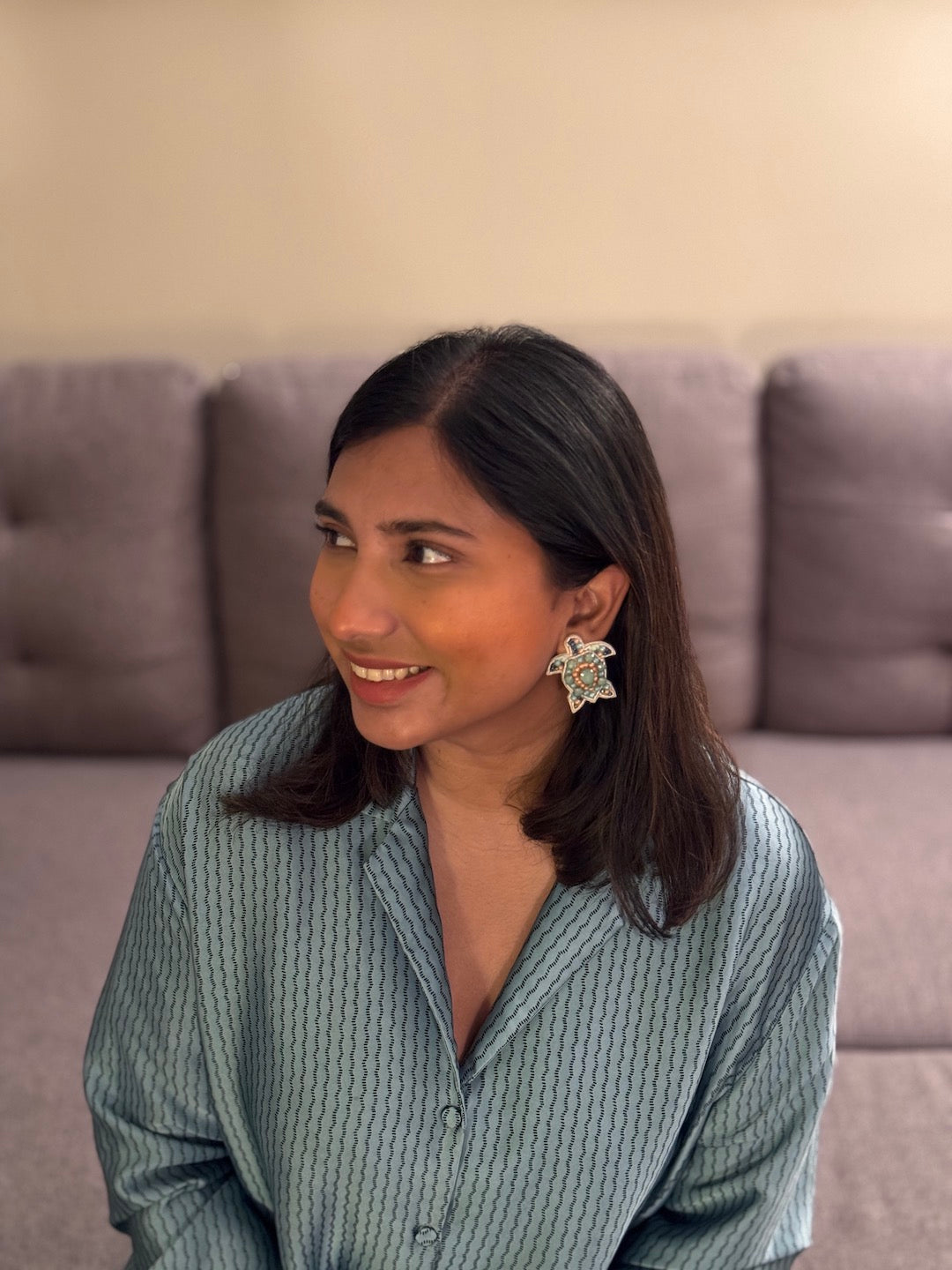 chunky Beaded earrings