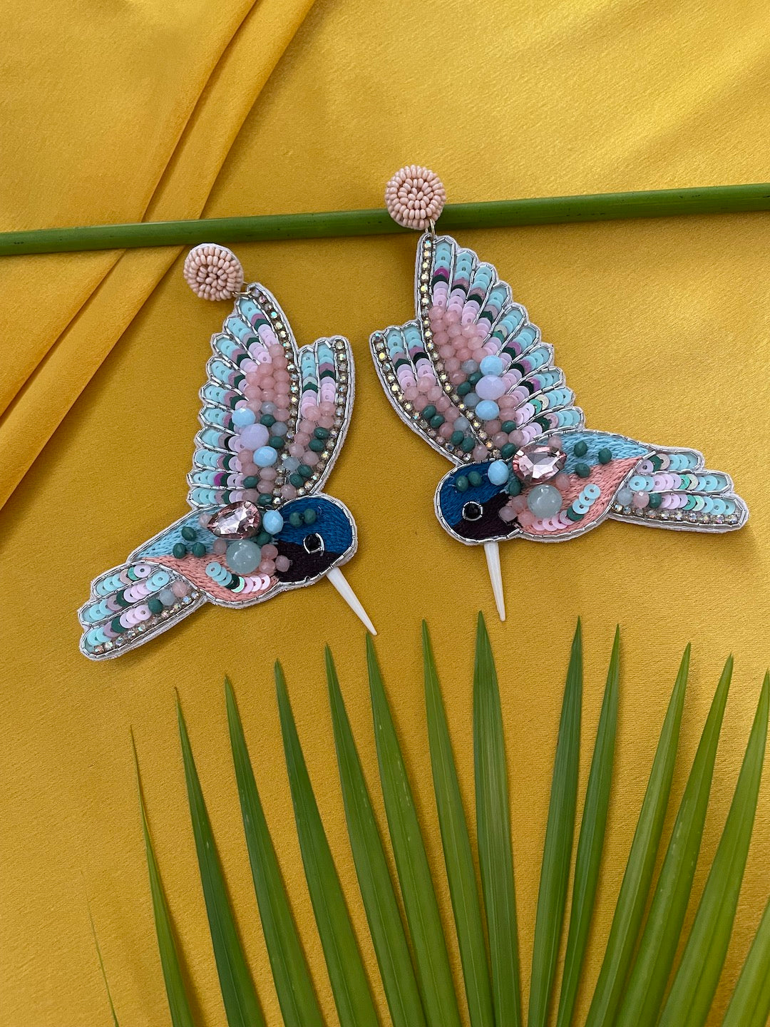 Party Wear Festive beaded earrings