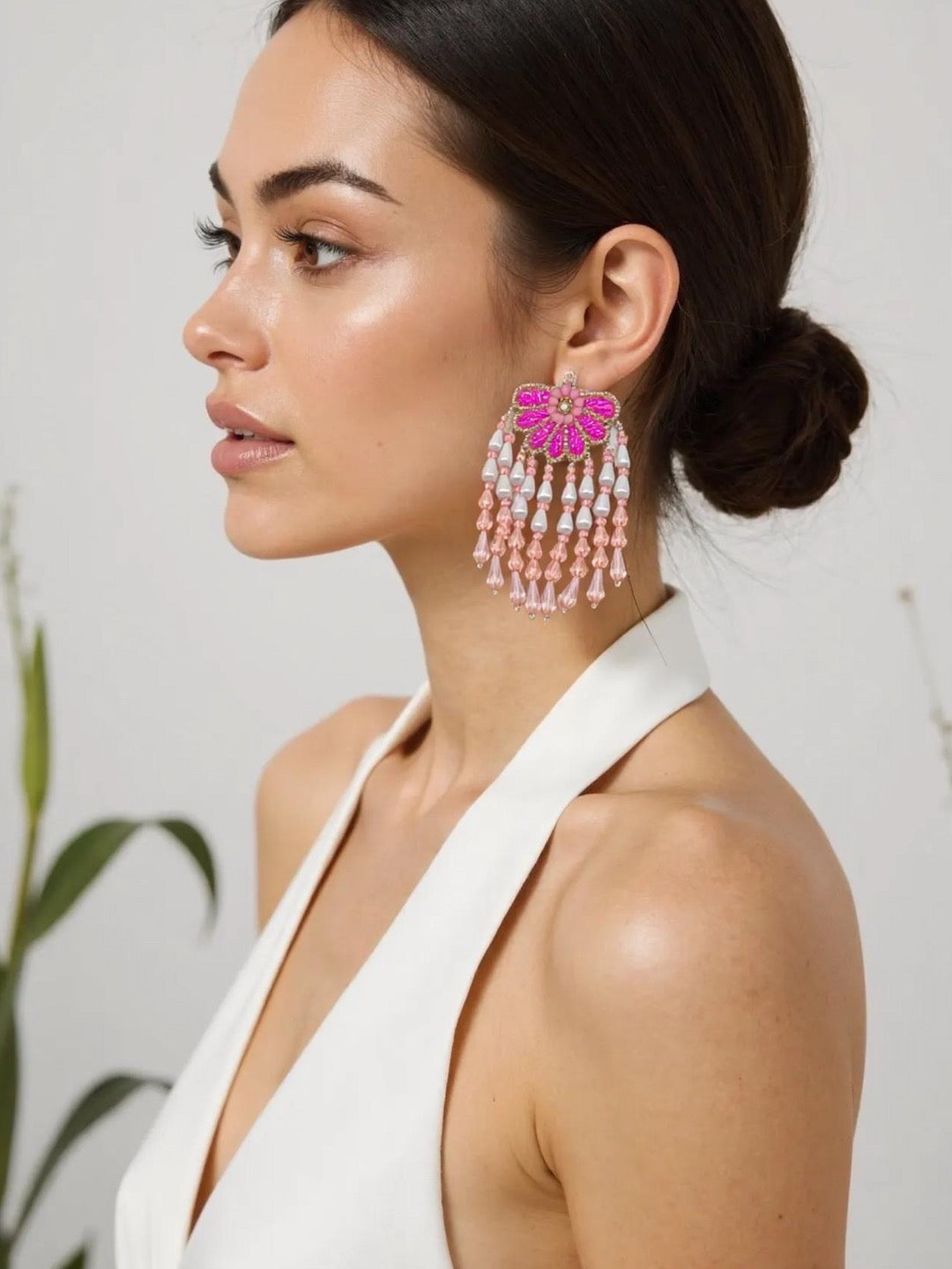 Big Beaded earrings