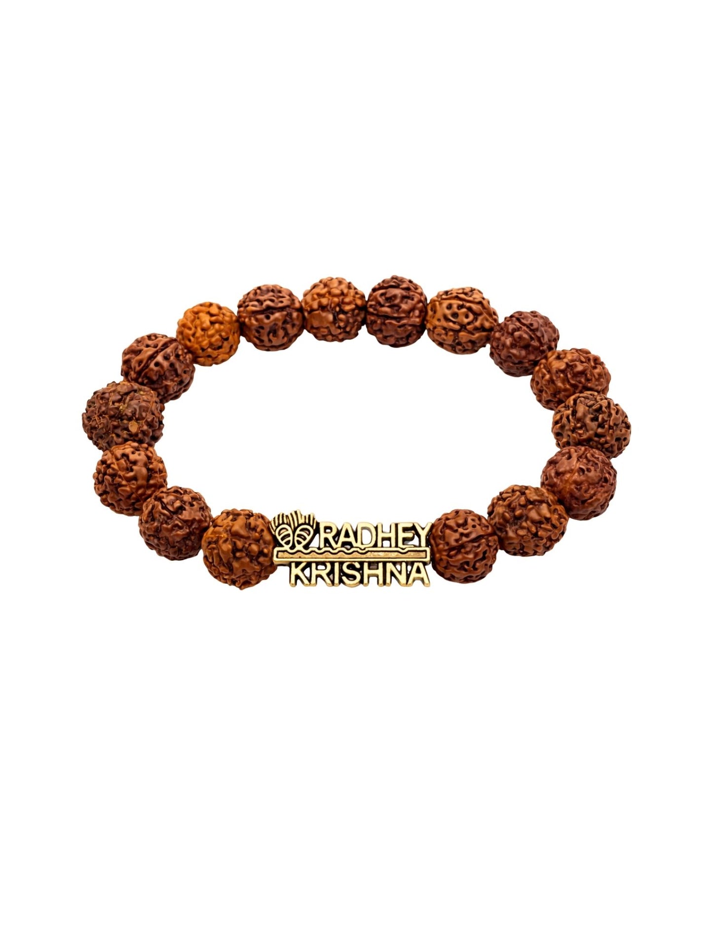 Radhey Krishna Rudraksha Rakhi Bracelet for Men