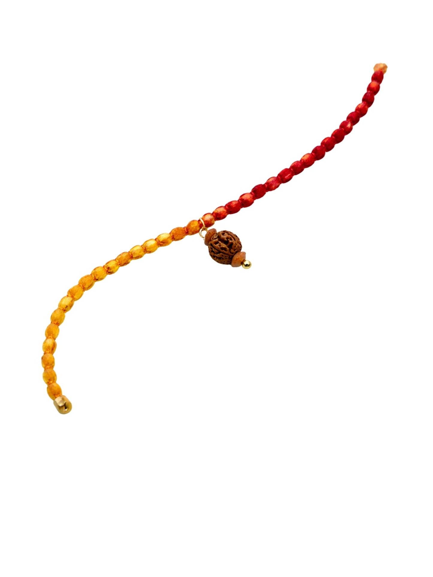 Men’s Rudraksha Rakhi Bracelet with Mauli Thread