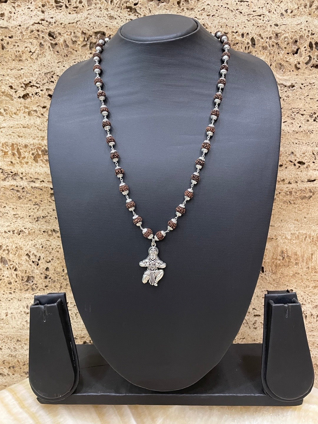 Lord Hanuman Pendant Rudraksha chain