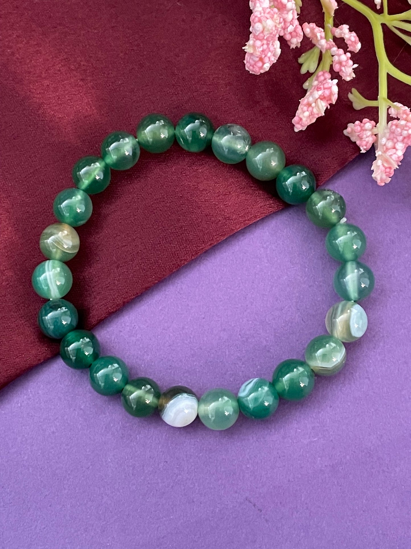 Fluorite Rakhi Lumba Bracelet